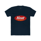 Kost Logo Tee — Vintage Red "Kost" Oval Graphic Cotton T-Shirt