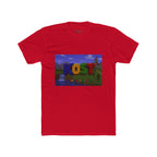 KOST Minecraft-Style Graphic Tee — Colorful Block Letter Landscape Shirt