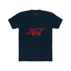 Kost Script Tee — Vintage Red Logo Cotton T-Shirt
