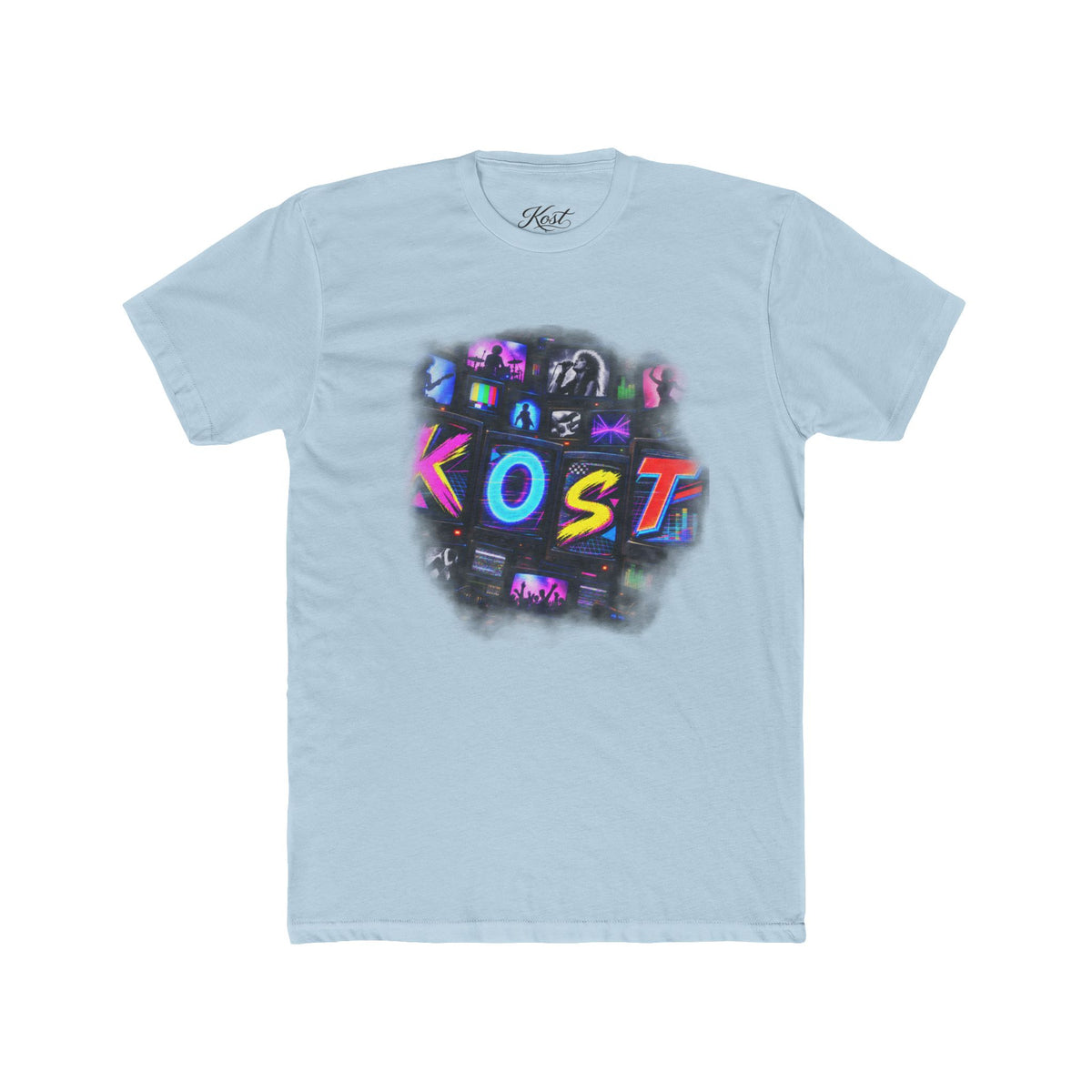 KOSTI Colorful Abstract Graphic T-Shirt