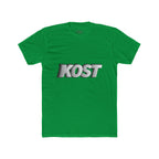 KOST 3D Metallic Logo Tee — White Graphic Crewneck T-Shirt