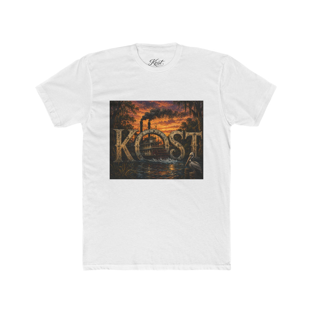 Köst Sunset Steam Tee — Vintage Riverboat Graphic T-Shirt