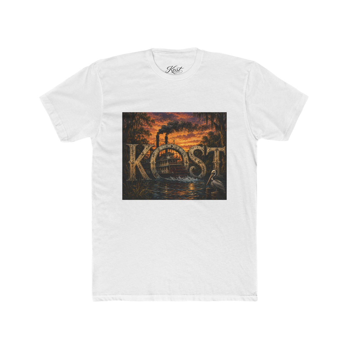 Köst Sunset Steam Tee — Vintage Riverboat Graphic T-Shirt