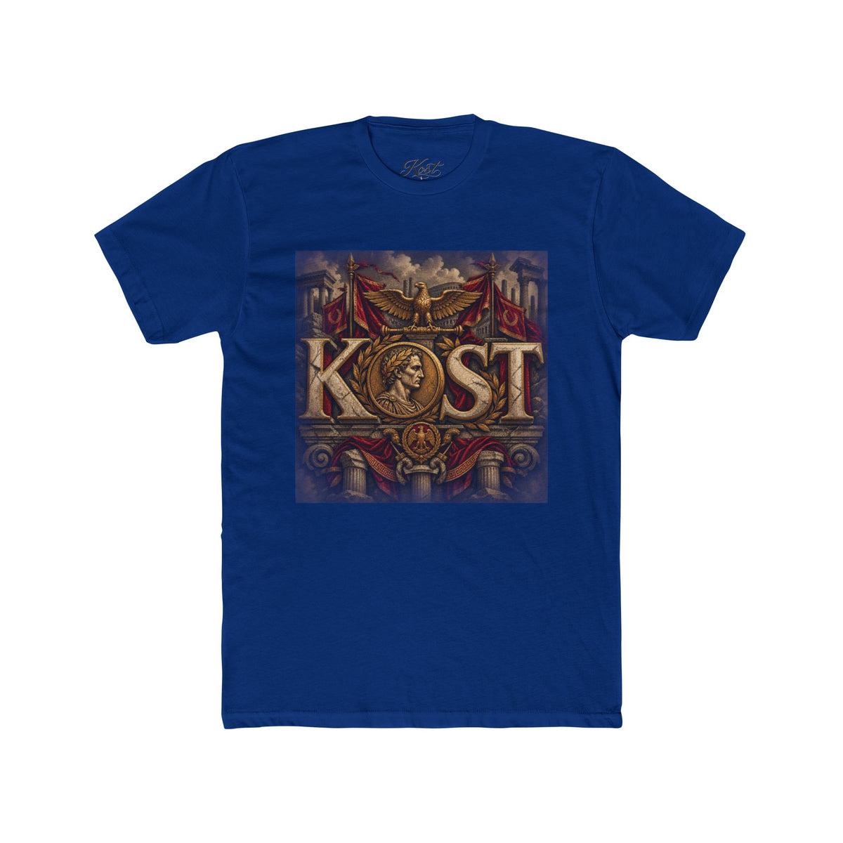 Kost Vintage Crest T‑Shirt — Retro Medieval Logo Tee