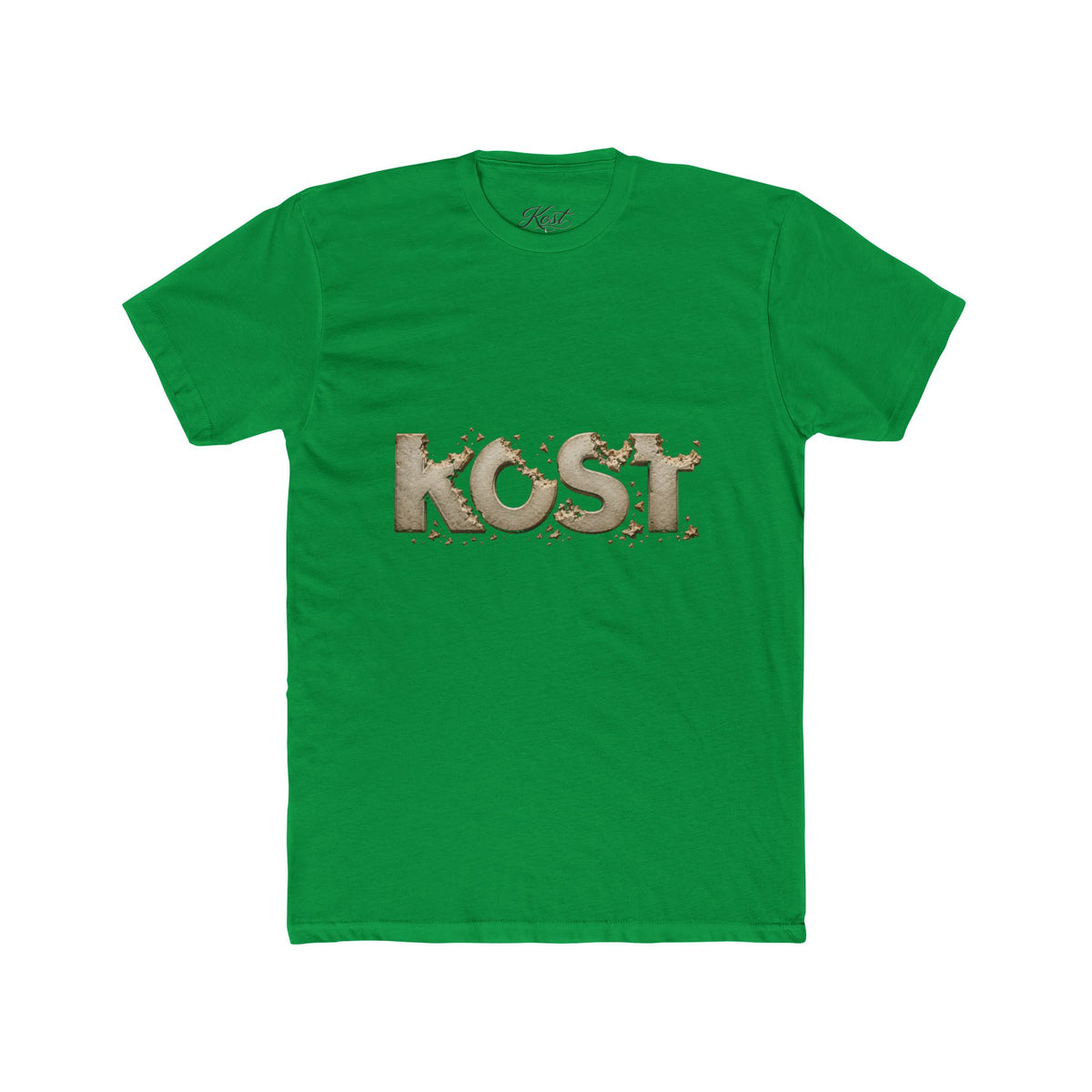 KOST Logo Tee — Distressed Vintage Lettering Cotton T-Shirt