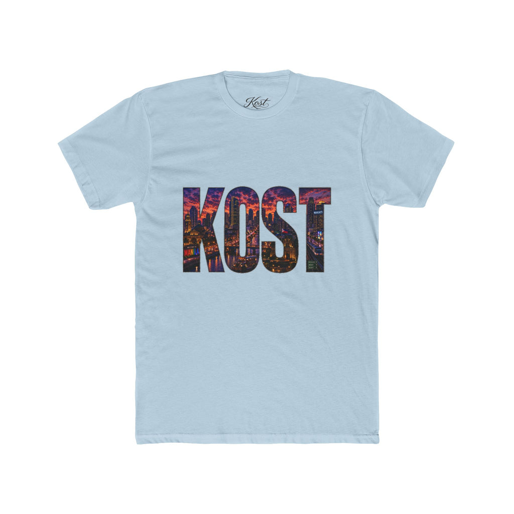 KOST Cityscape Graphic Tee — Bold Lettering Urban Skyline T-Shirt