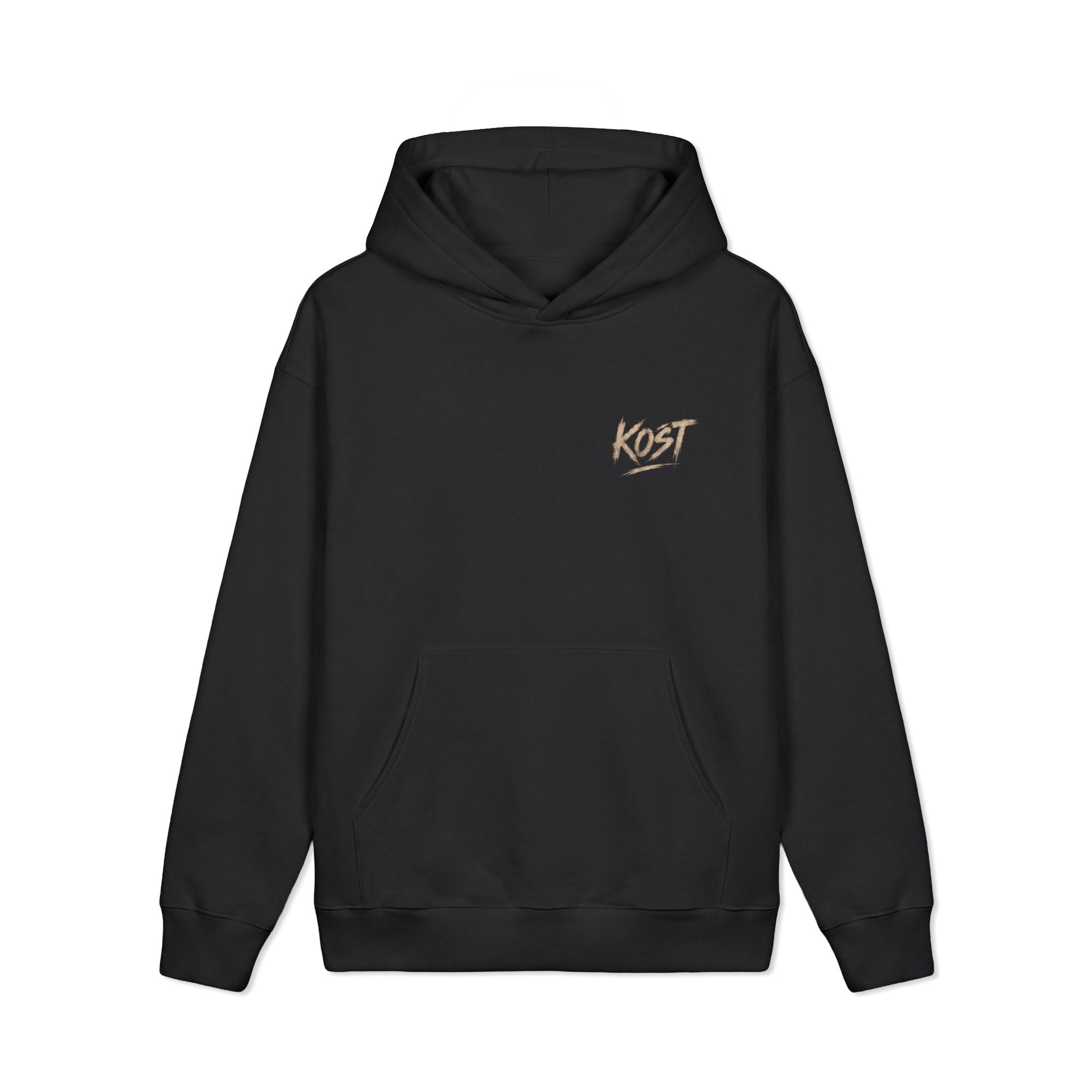 KOST Script Logo Hoodie — Brushed Streetwear Pullover