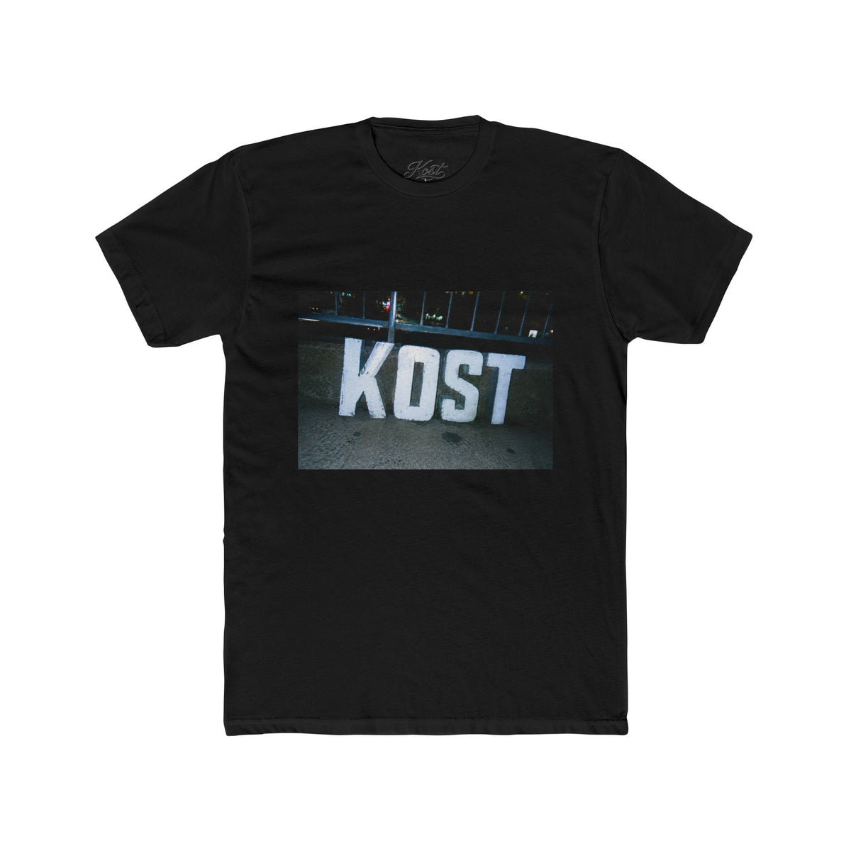 KOST Logo Graphic Tee — Vintage Street Sign Photo T-Shirt
