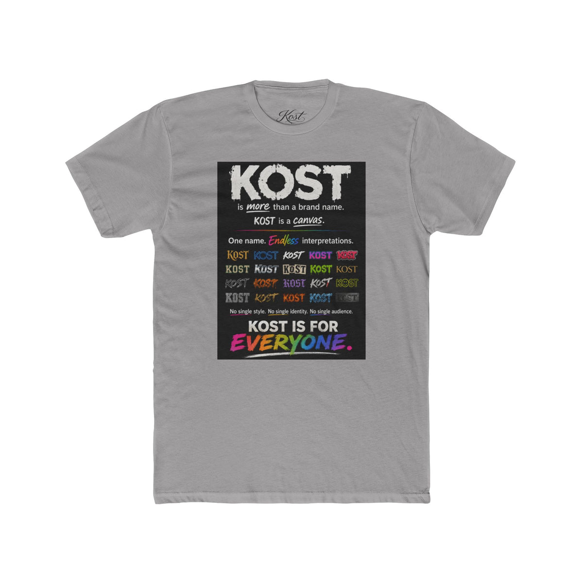 Unisex Cotton Crew Tee