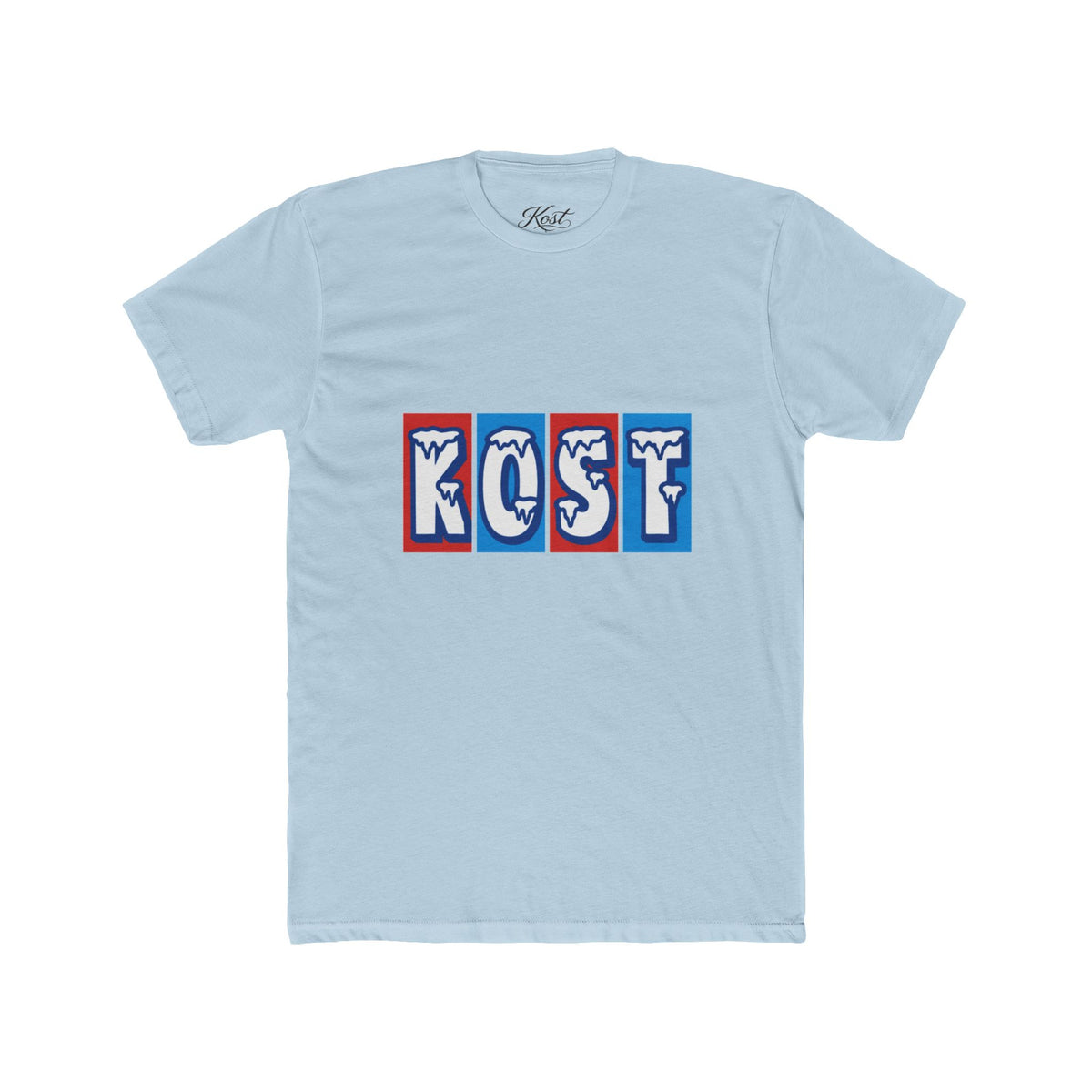 Crew Tee — 'LOST' Retro Block Letter Graphic T-Shirt