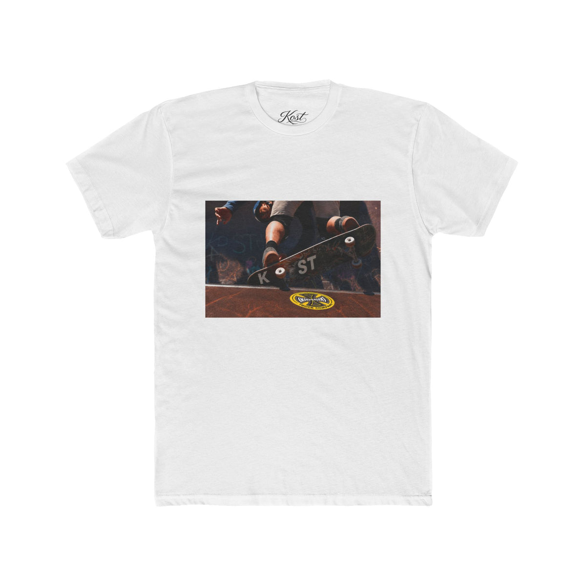 Skate Trick Photo Tee — Vintage Skateboard Crew Shirt