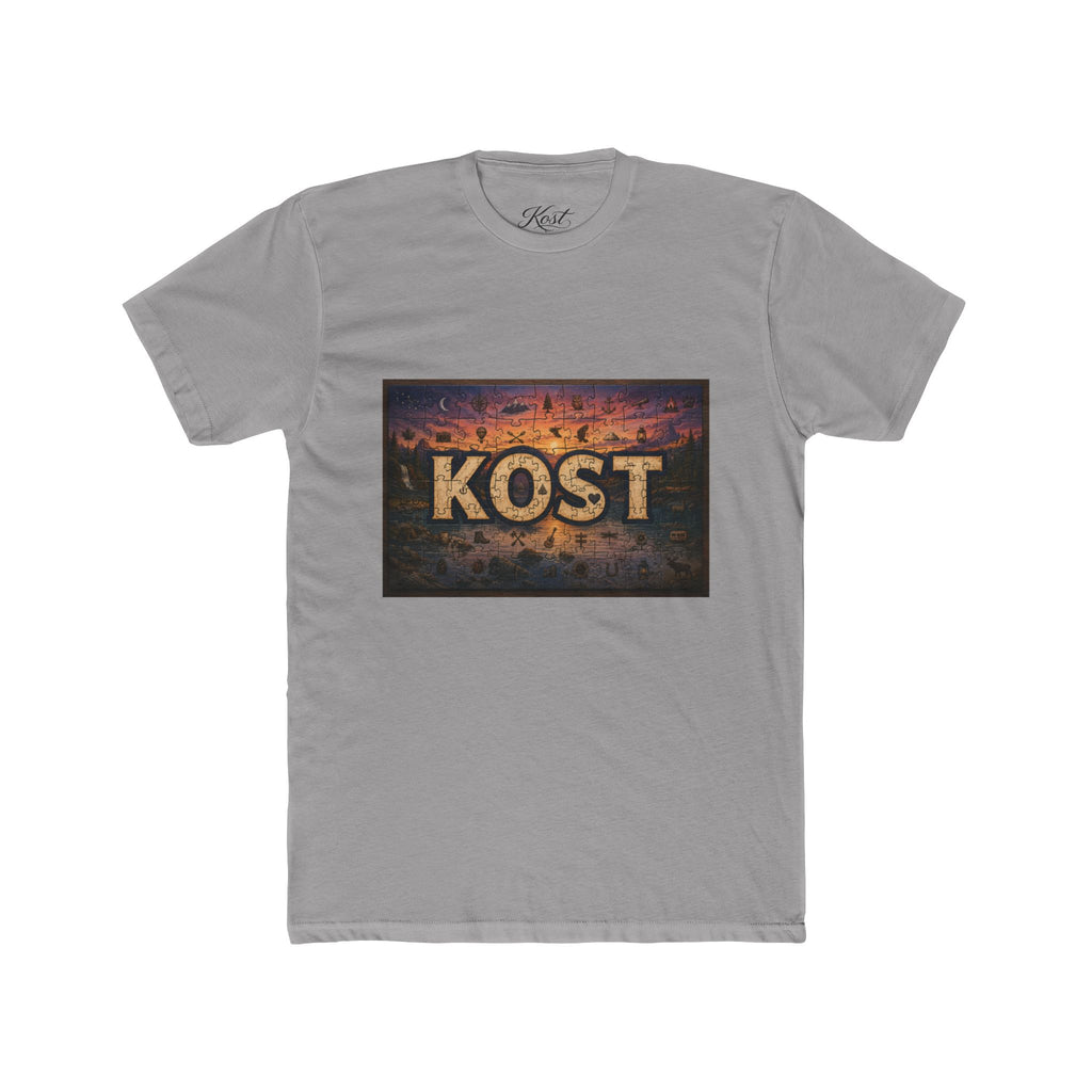KOST Vintage Metal Sign Tee — Retro Industrial Graphic T‑Shirt