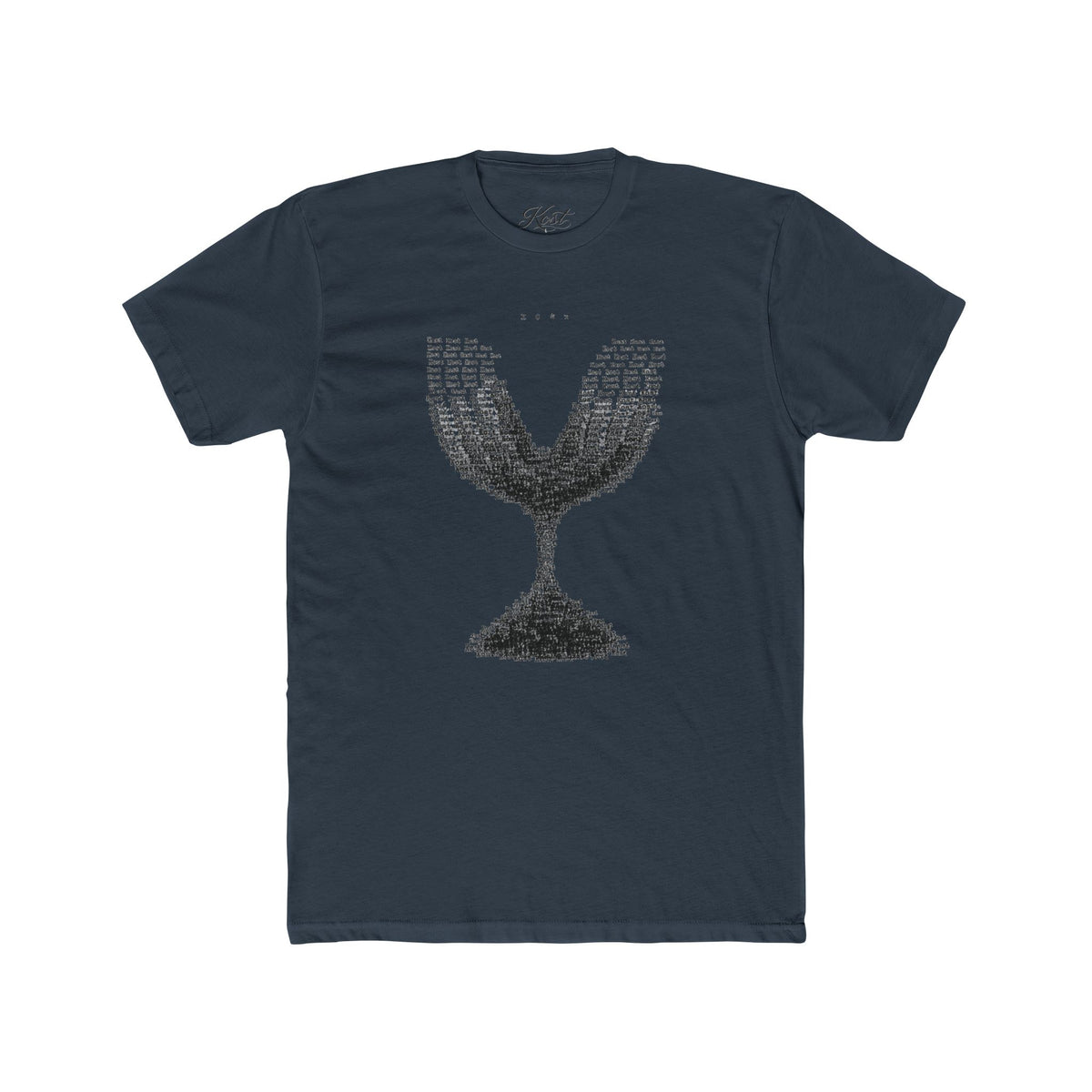 Vintage Wine Glass Graphic T-Shirt