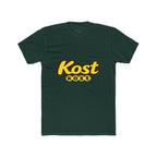 Kost Logo Tee — Retro Yellow Script Graphic T-Shirt