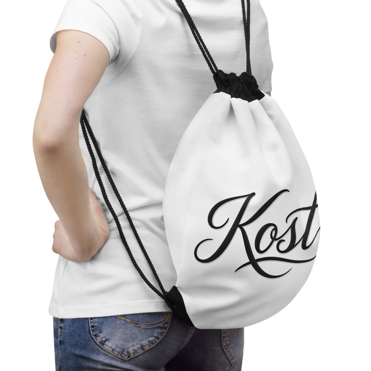 Kost Monogram Drawstring Bag