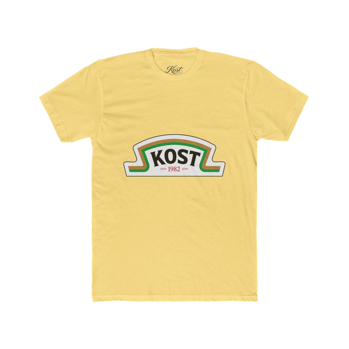 KOST Retro Logo T-Shirt — Vintage 1982 Crest Graphic Tee