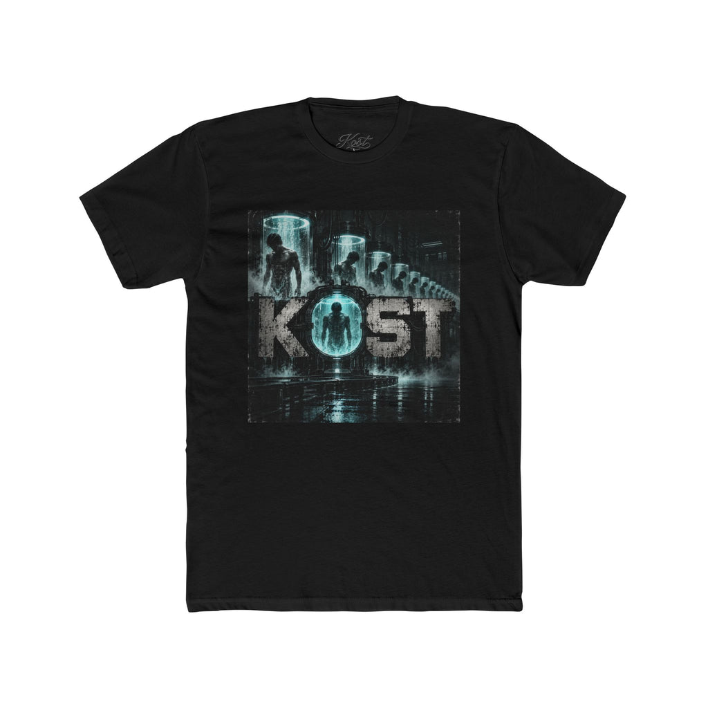 KOST Cyberpunk Tee — Futuristic Cityscape Graphic T-Shirt