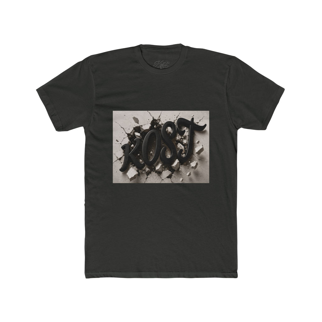 Abstract Black Brushstroke Art T‑Shirt