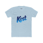 Kost Logo Tee — Retro Blue Script Graphic T-Shirt