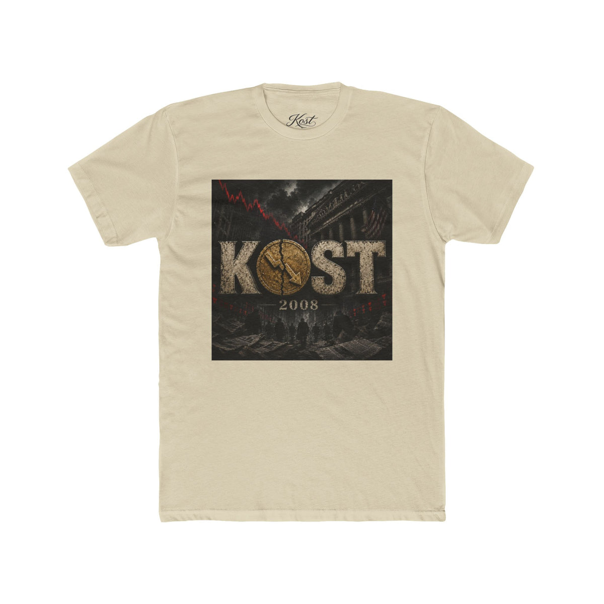 KOST 2008 Graphic Tee — Urban Vintage Basketball Logo T‑Shirt