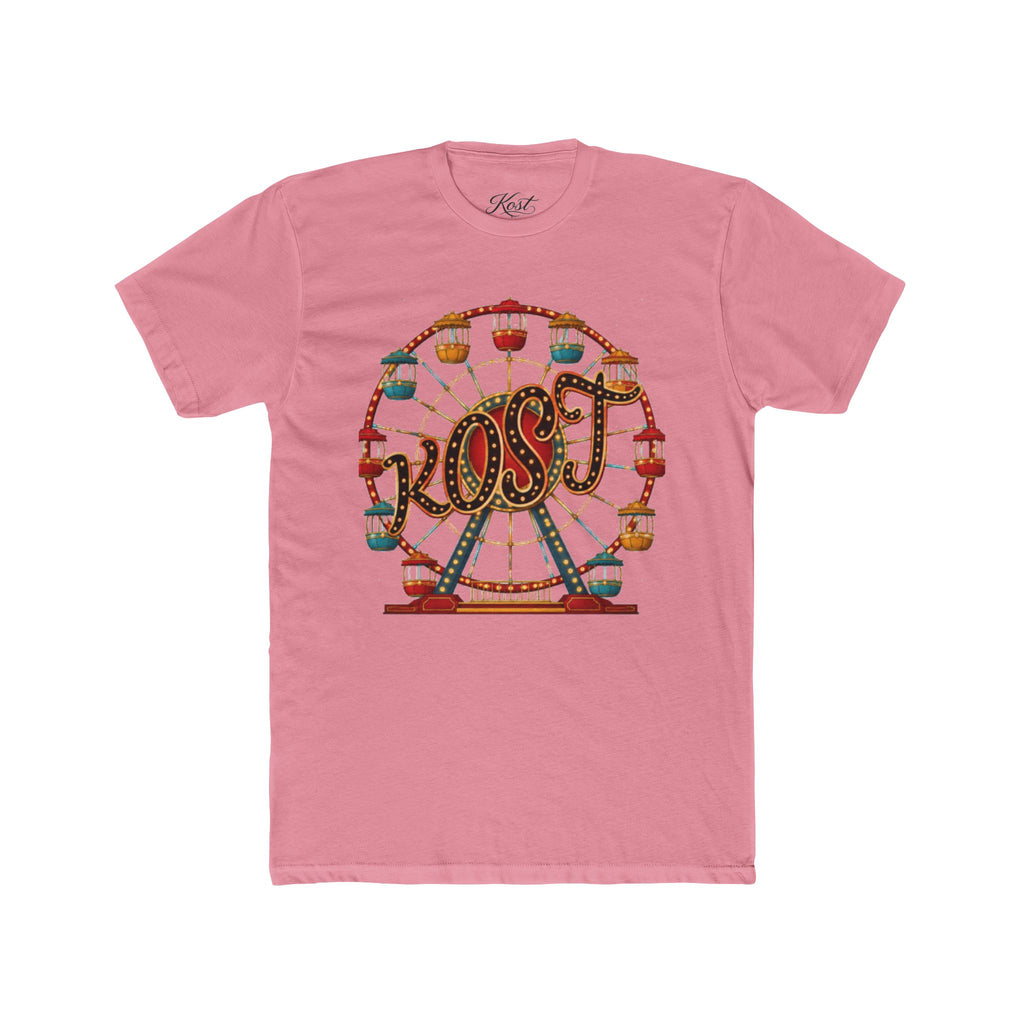 Vintage Ferris Wheel Amusement Park Cotton Tee