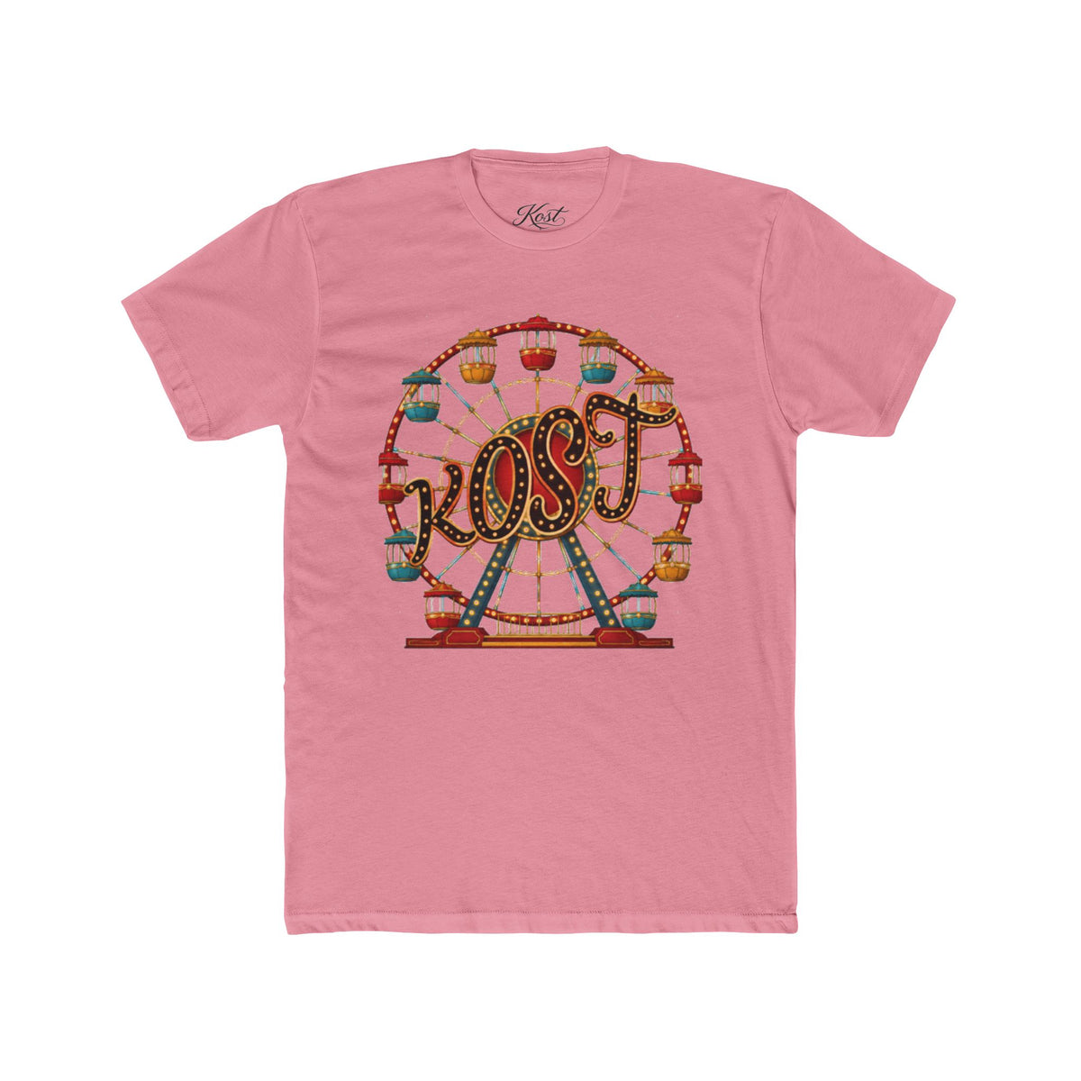 Vintage Ferris Wheel Amusement Park Cotton Tee