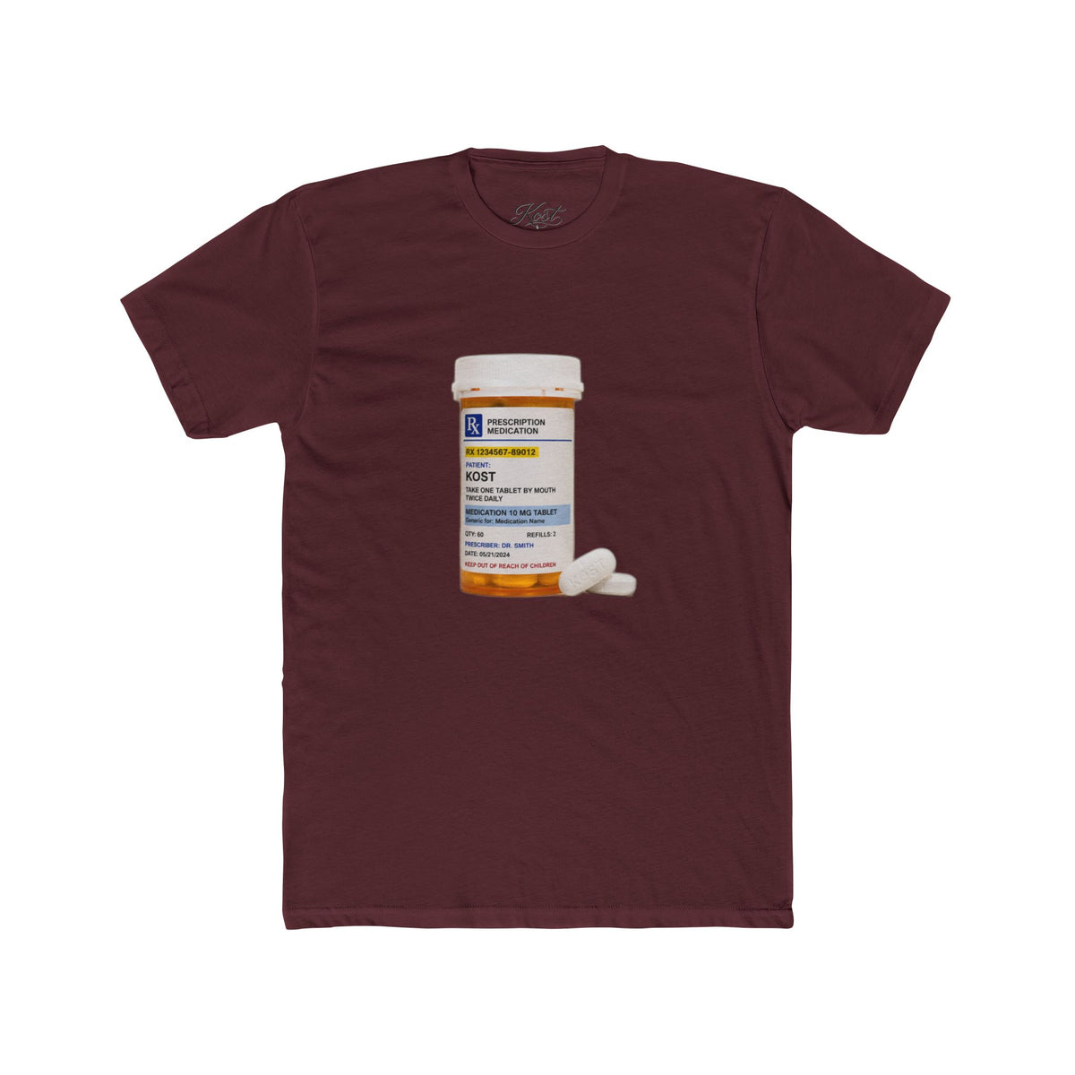 Prescription Pill Bottle Graphic T-Shirt