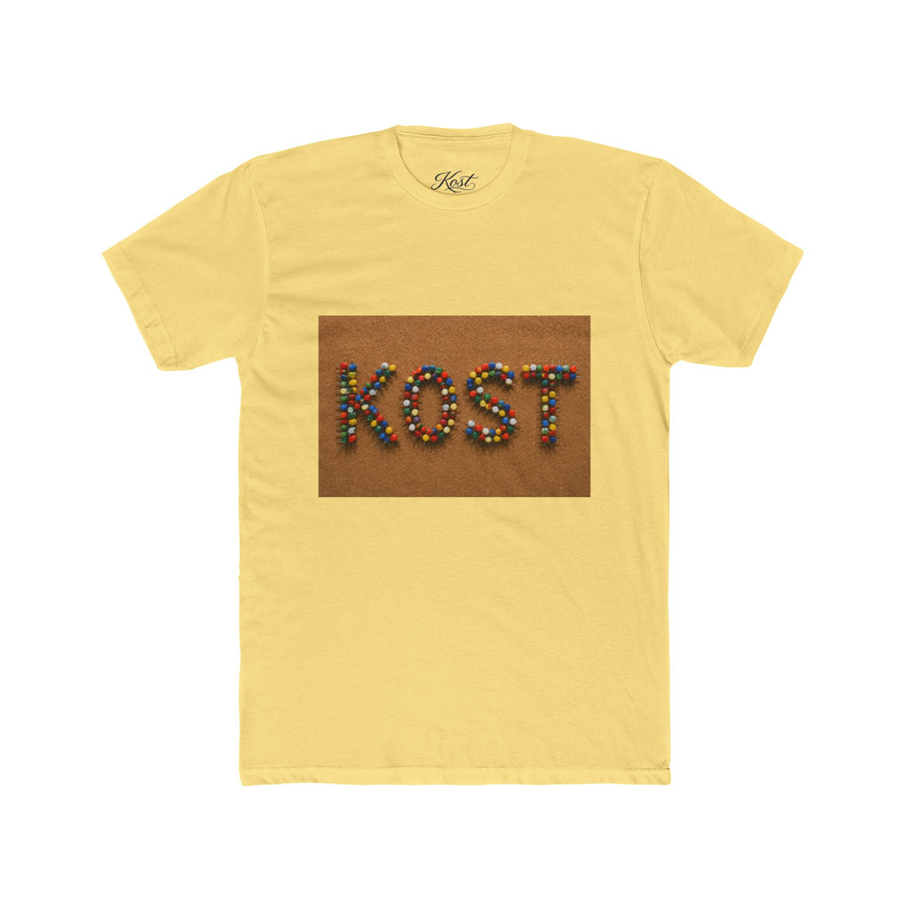 KOST Colorful Beaded Letter Graphic T-Shirt