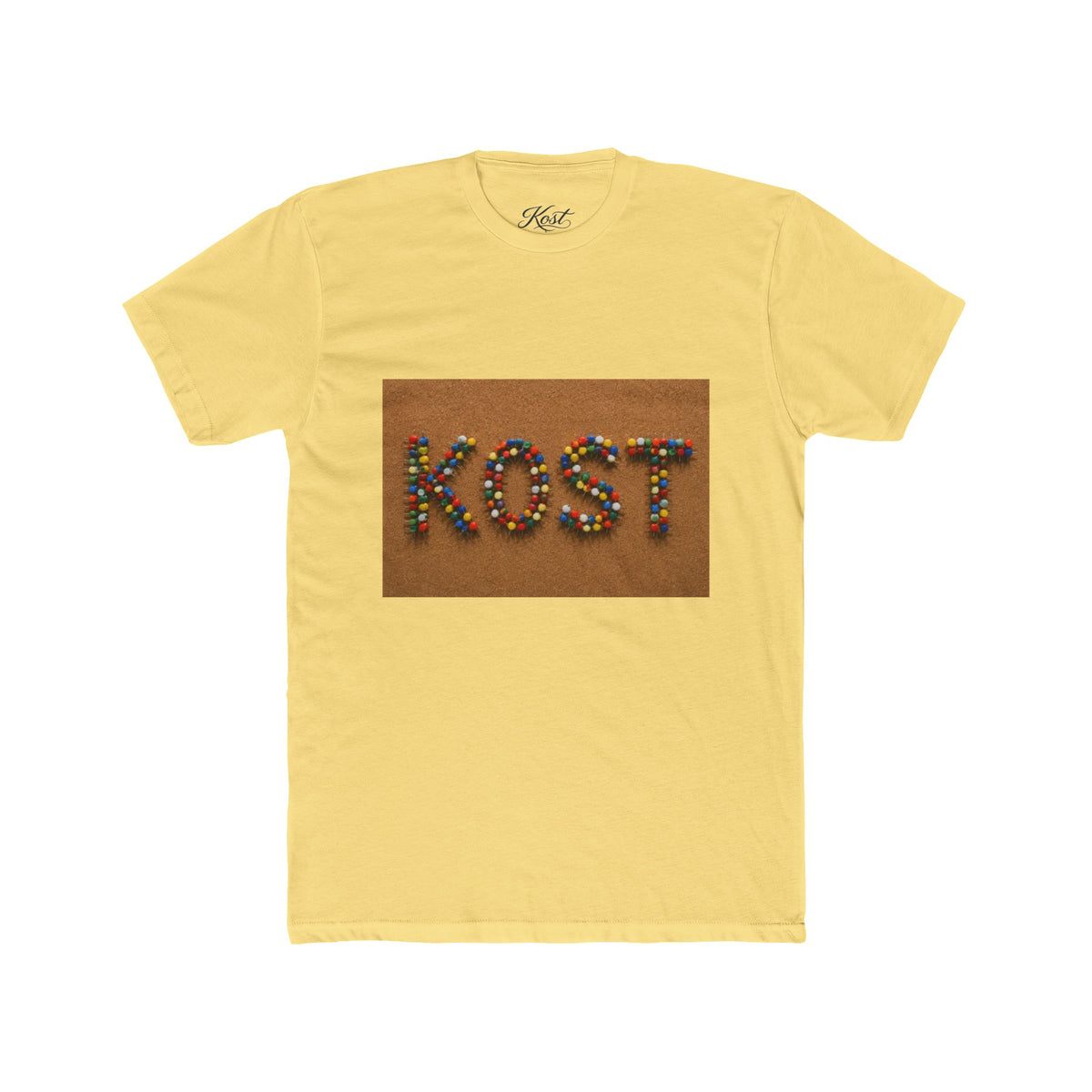 KOST Colorful Beaded Letter Graphic T-Shirt