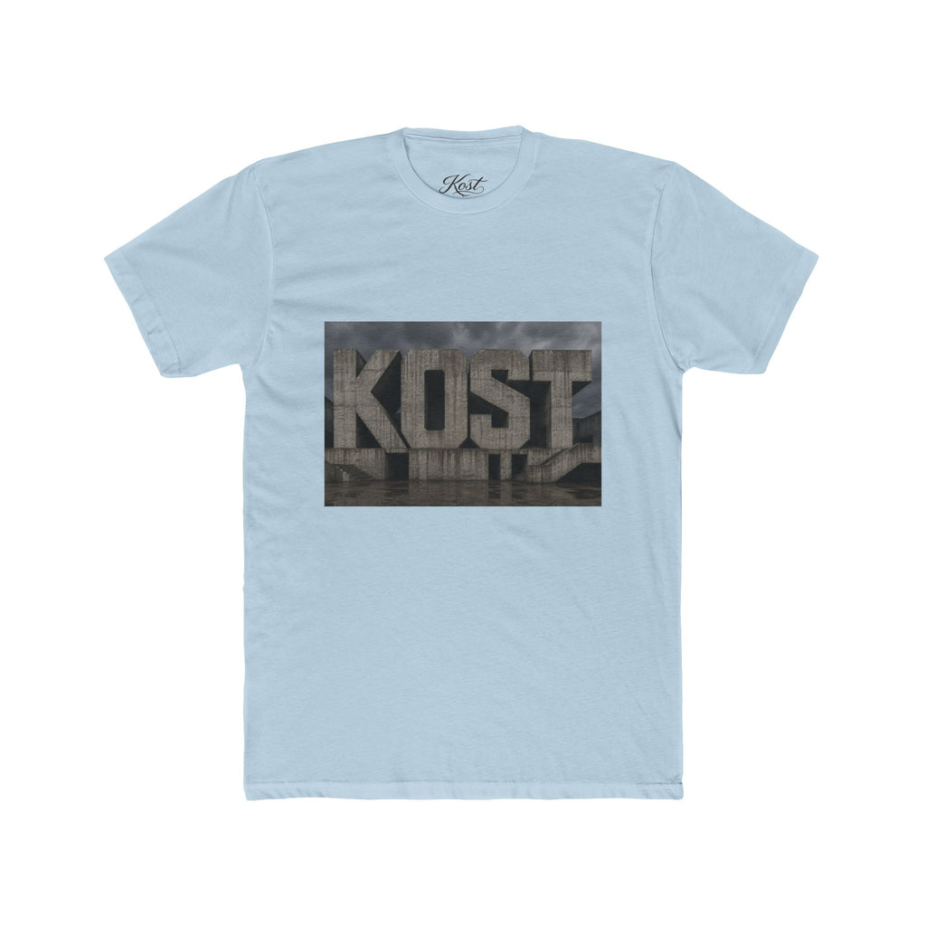 KOST Concrete Wall Graphic Tee — Urban Industrial Streetwear T-Shirt