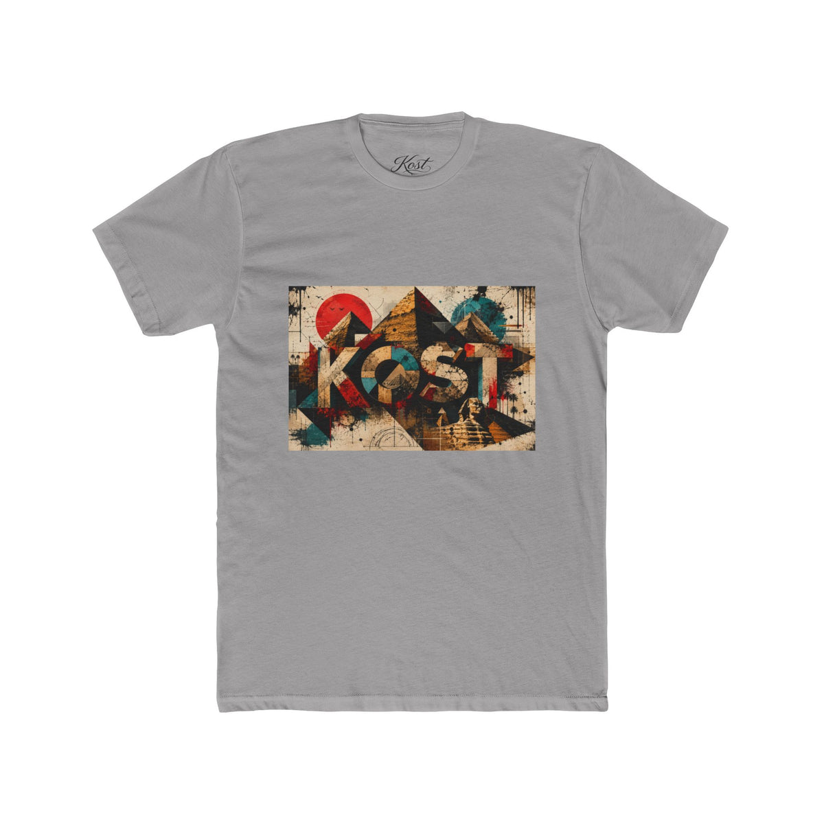 Retro Geometric 'Kast' Graphic Tee – Vintage Urban Streetwear