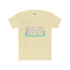 KOSI Retro Outline Logo Tee — White Cotton Crew T-Shirt