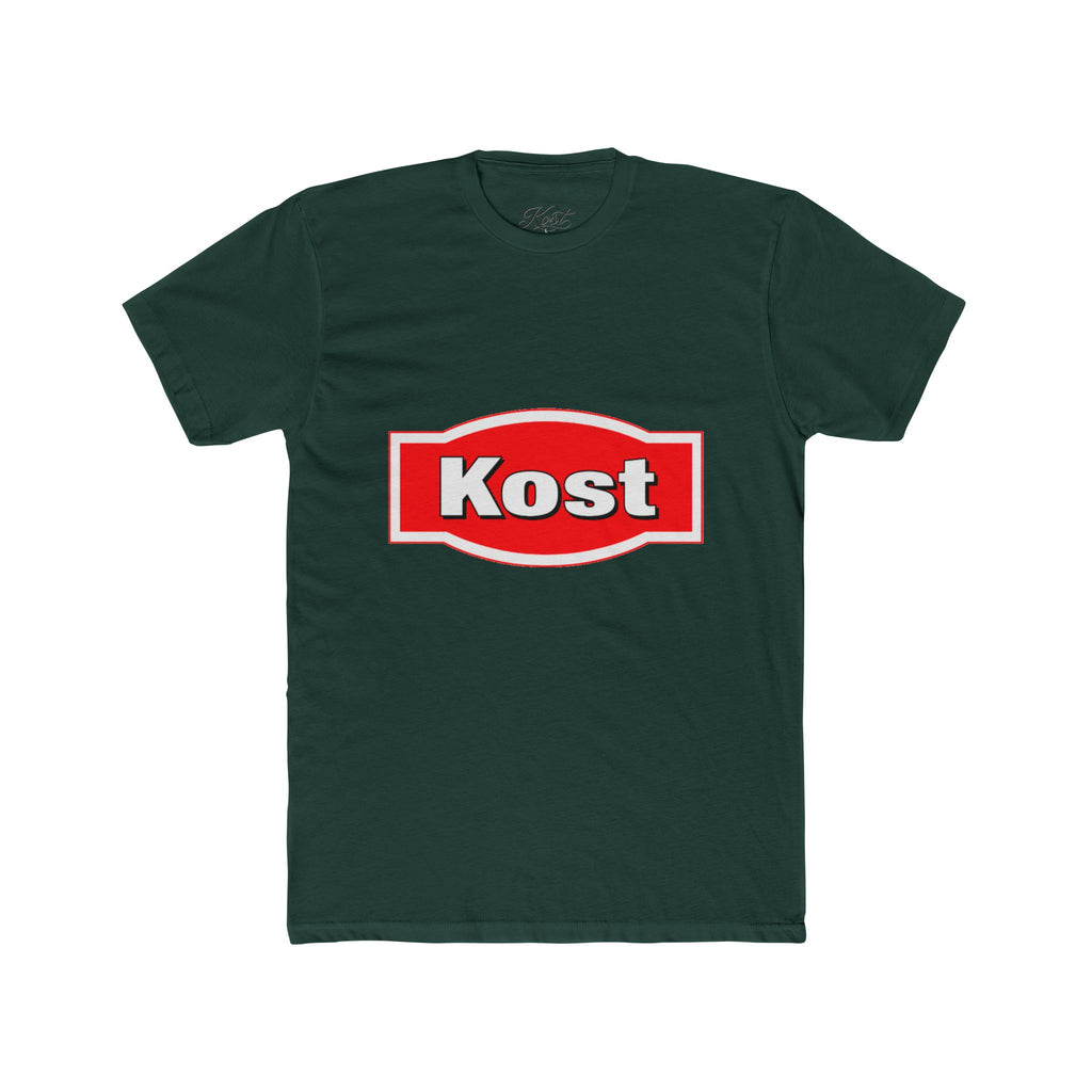 Kost Logo Crew Tee — Retro Red Badge Graphic T‑Shirt