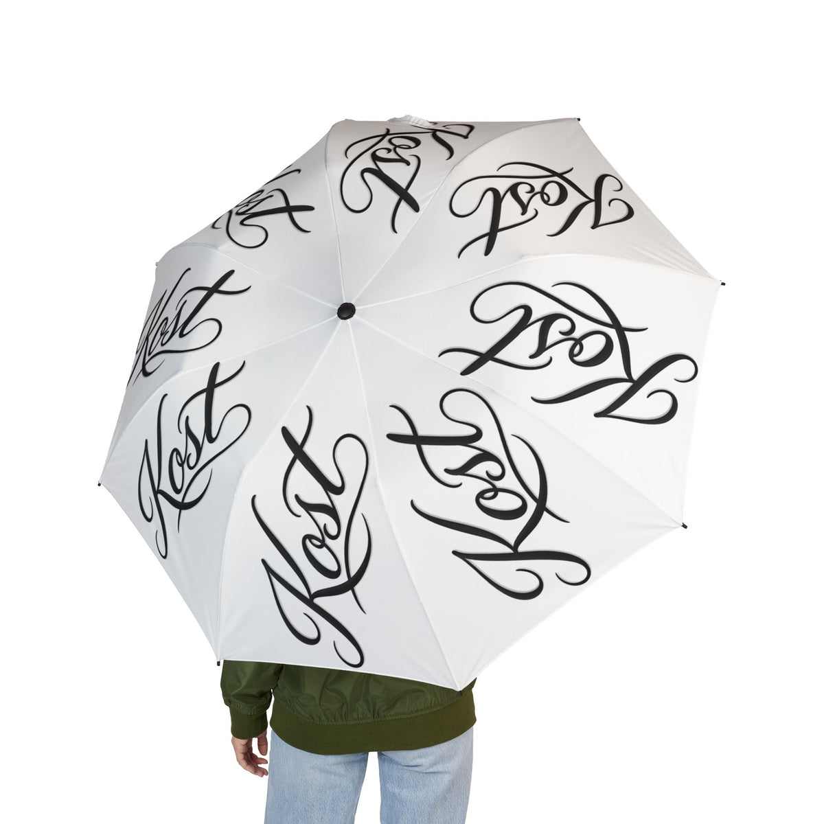 Kost Script Pattern Foldable Umbrella