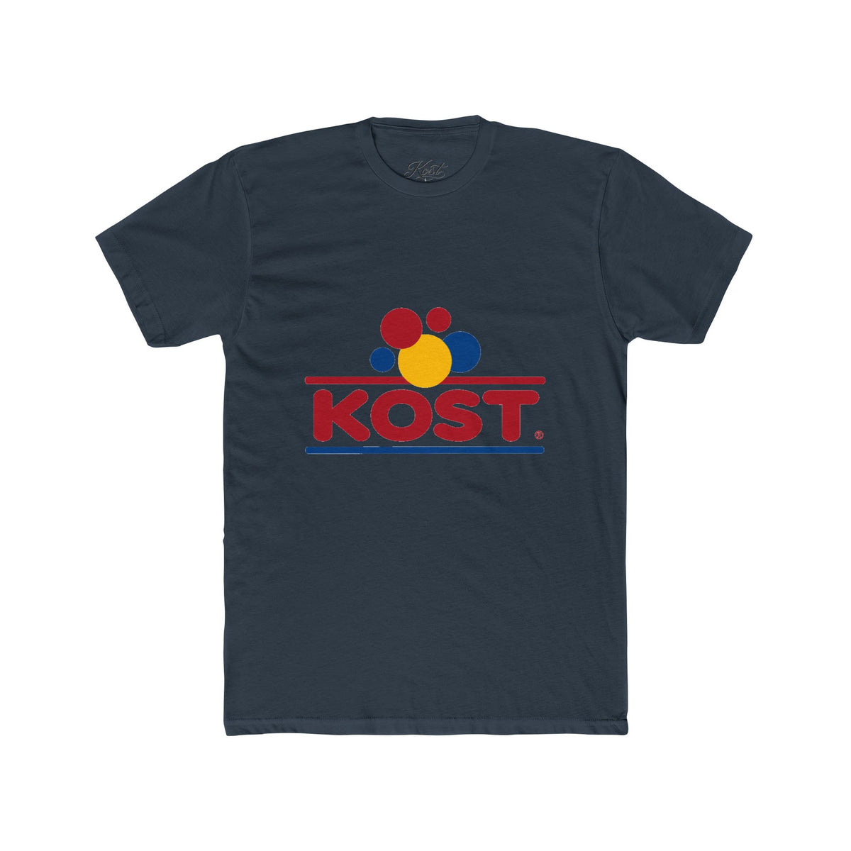 KOST Colorful Logo Cotton Crew T-Shirt