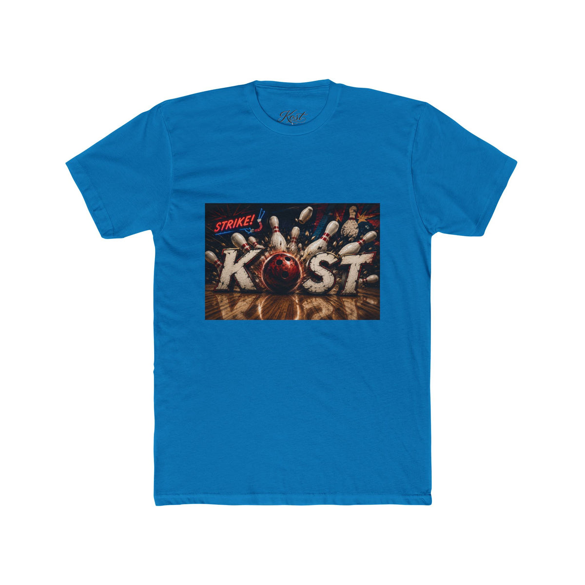 Bowling Strike Graphic Tee — "KOST" Pinfall Design
