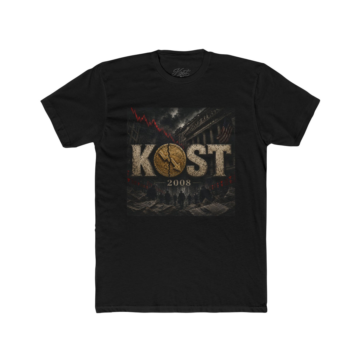 KOST 2008 Graphic Tee — Urban Vintage Basketball Logo T‑Shirt