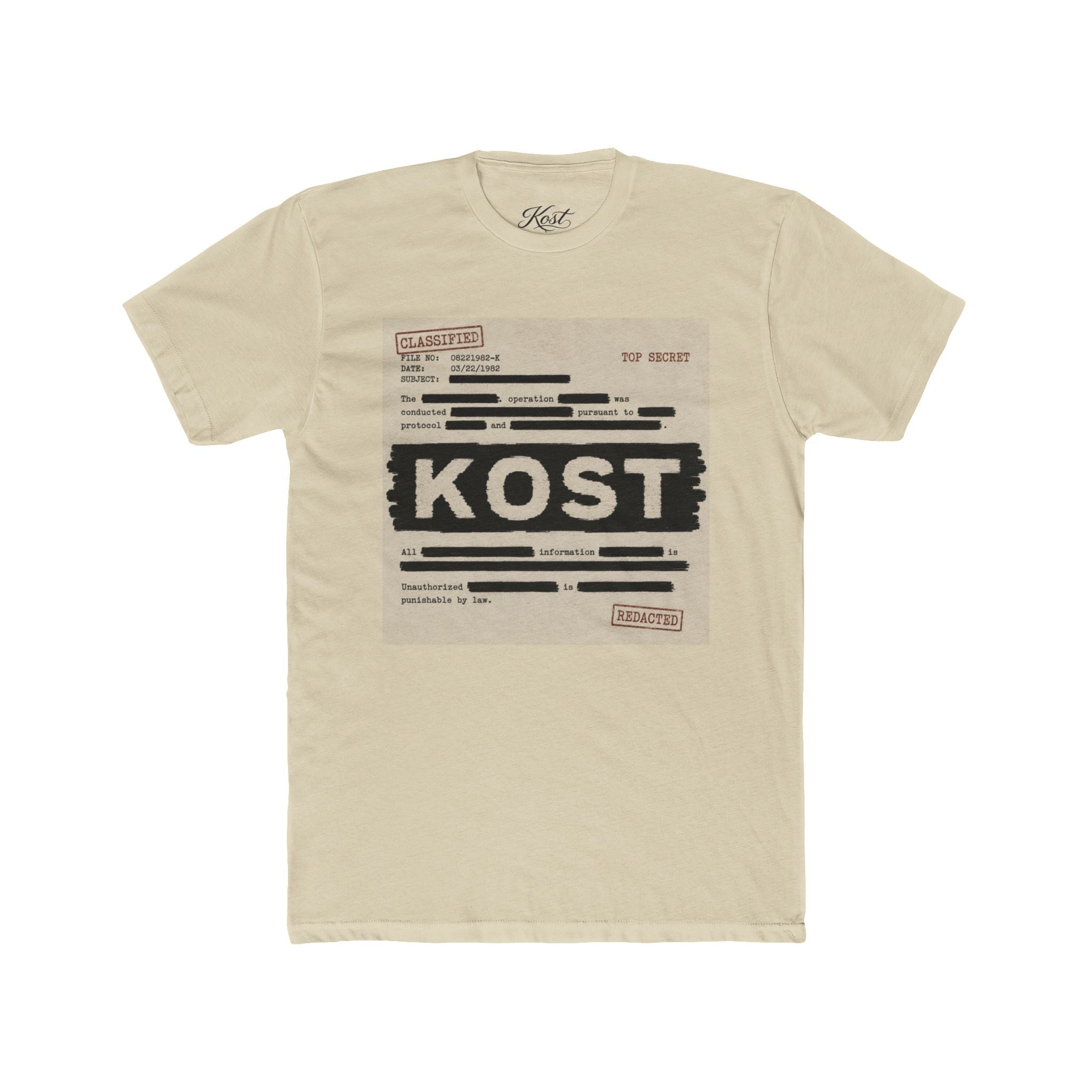KOST Classified File Graphic Tee