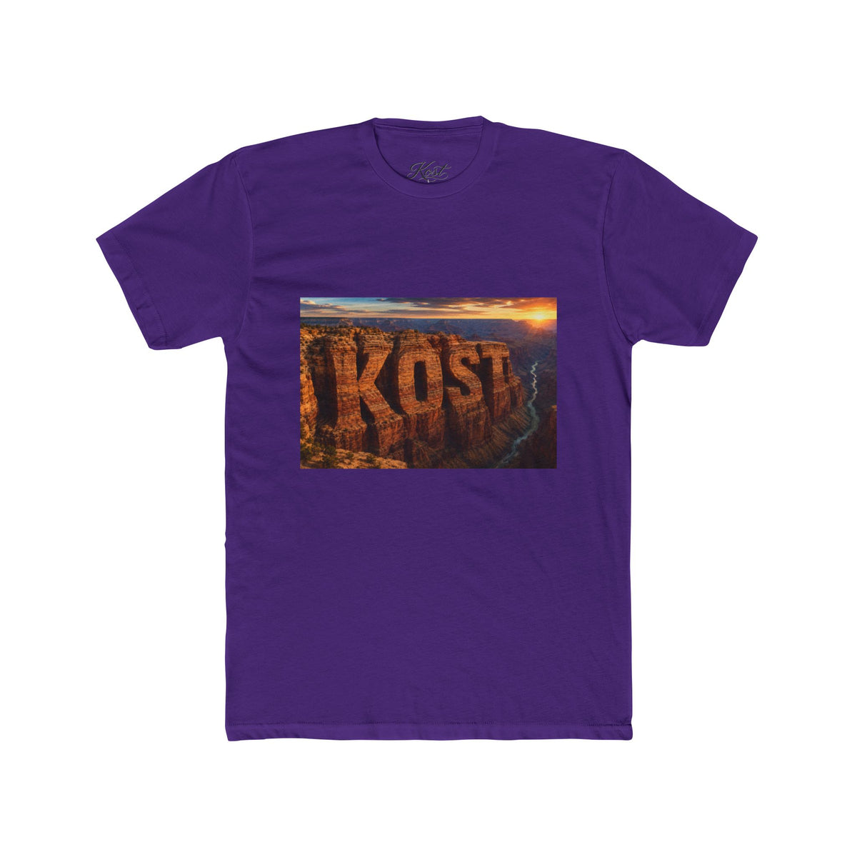 KOST Canyon Landscape Tee — Scenic Sunset Photo Graphic T-Shirt