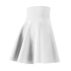 Minimalist White Skater Skirt