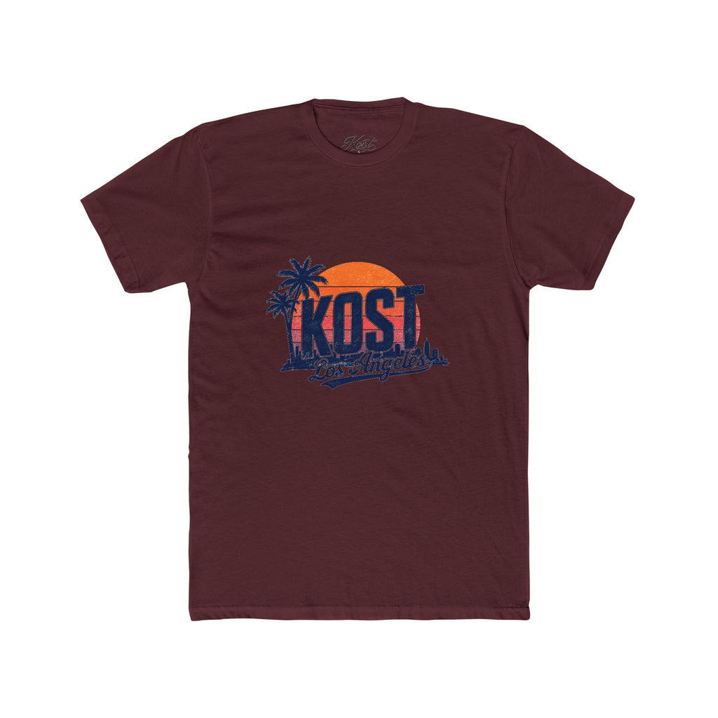 Los Angeles Sunset Tee — KOST Palm Tree Graphic