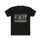 Soccer Goal Graphic Tee — “KOST” Ball in Net Cotton T‑Shirt