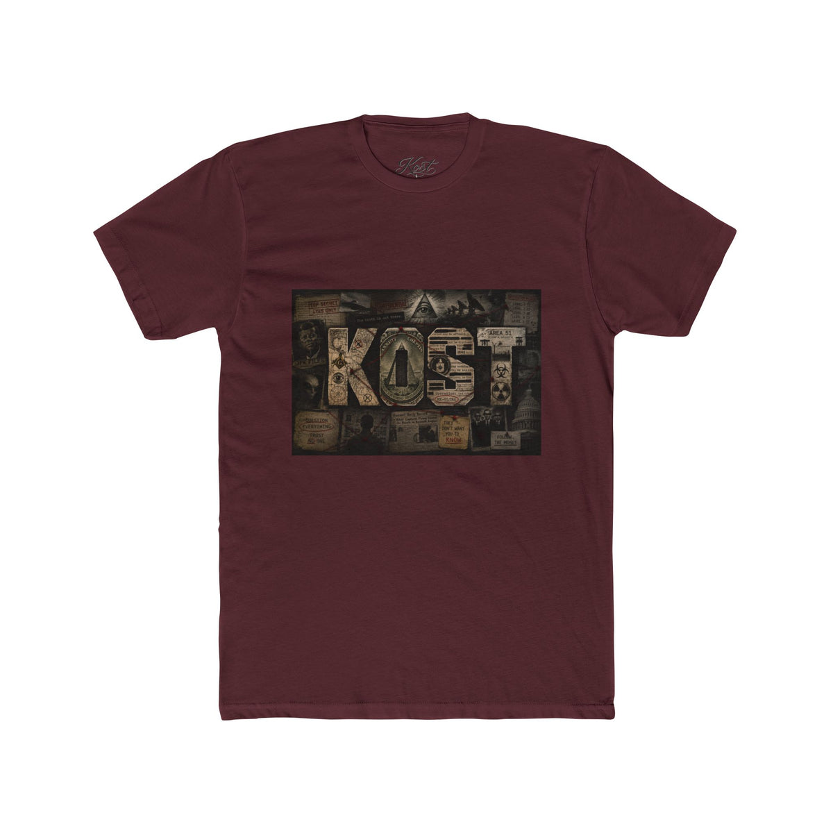 Lost Collage Crew Tee — Vintage Photo Graphic T‑Shirt