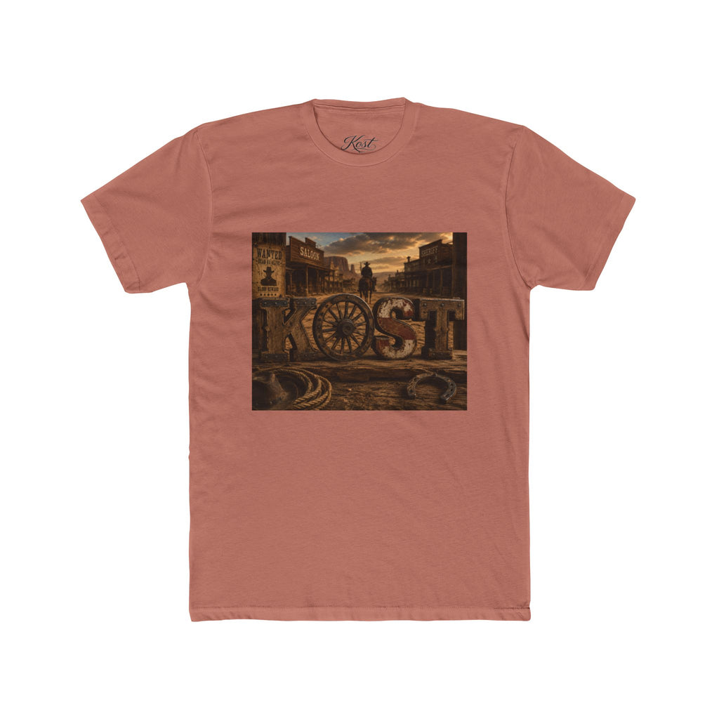 Vintage Industrial Steampunk Cityscape Graphic T-Shirt