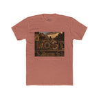 Vintage Industrial Steampunk Cityscape Graphic T-Shirt