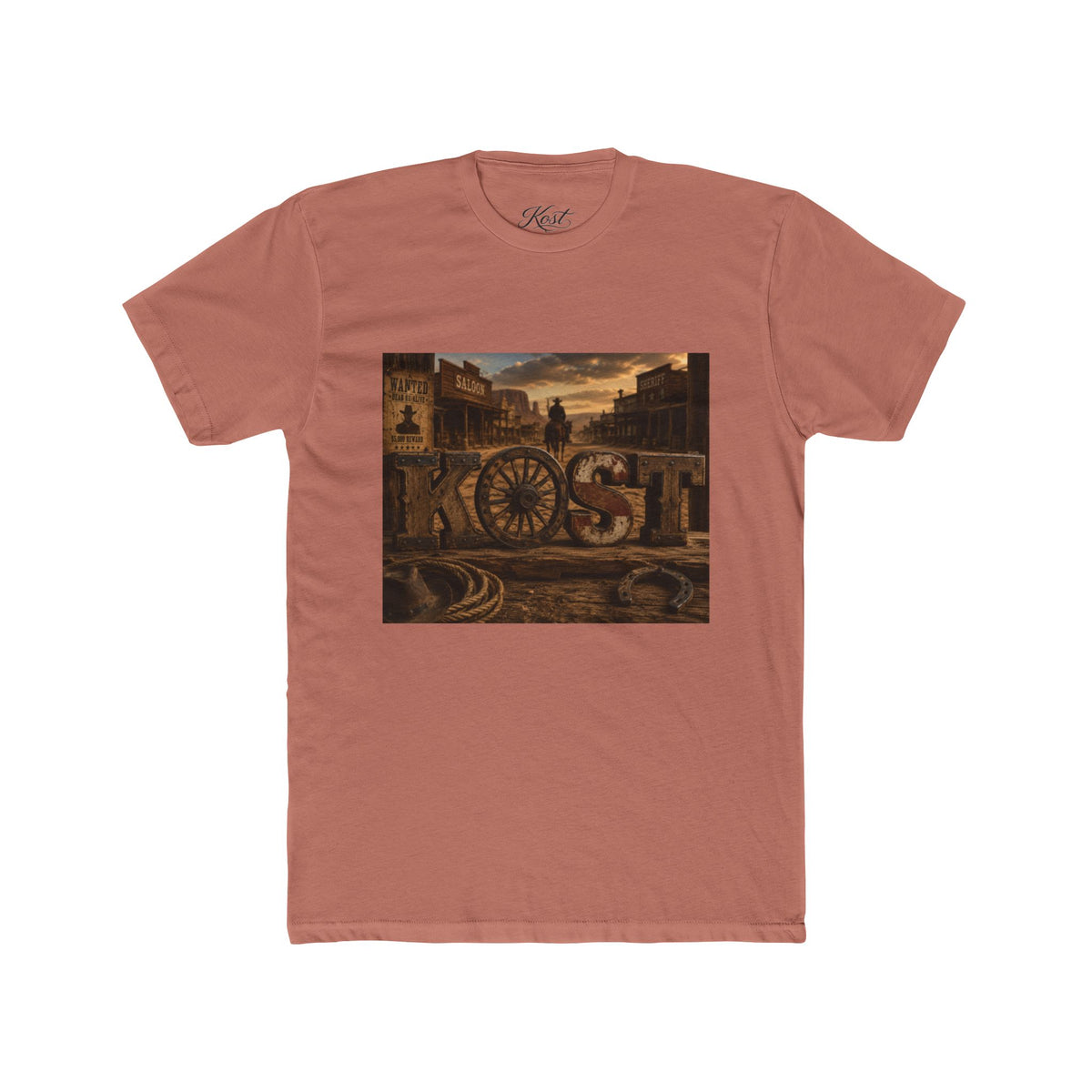 Vintage Industrial Steampunk Cityscape Graphic T-Shirt