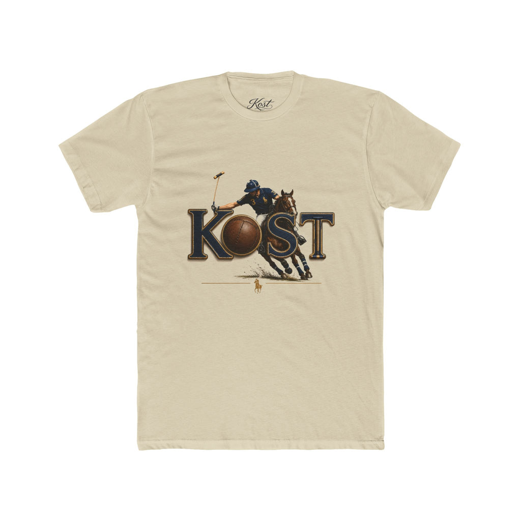 Polo Player 'KOST' Graphic Tee — Vintage Equestrian Polo Shirt