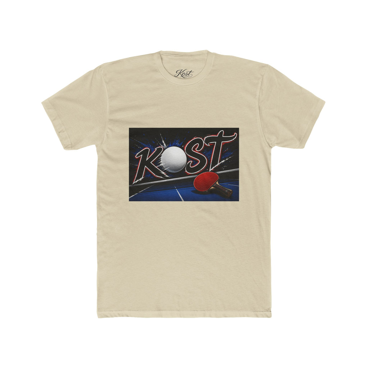 Retro Ping Pong Tee — 'Kost' Table Tennis Graphic T-Shirt