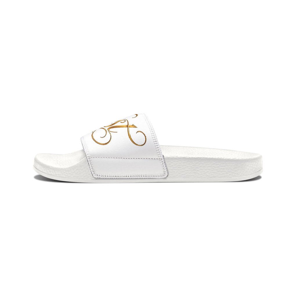 Men’s Removable-Strap Sandals with Elegant Gold Monogram
