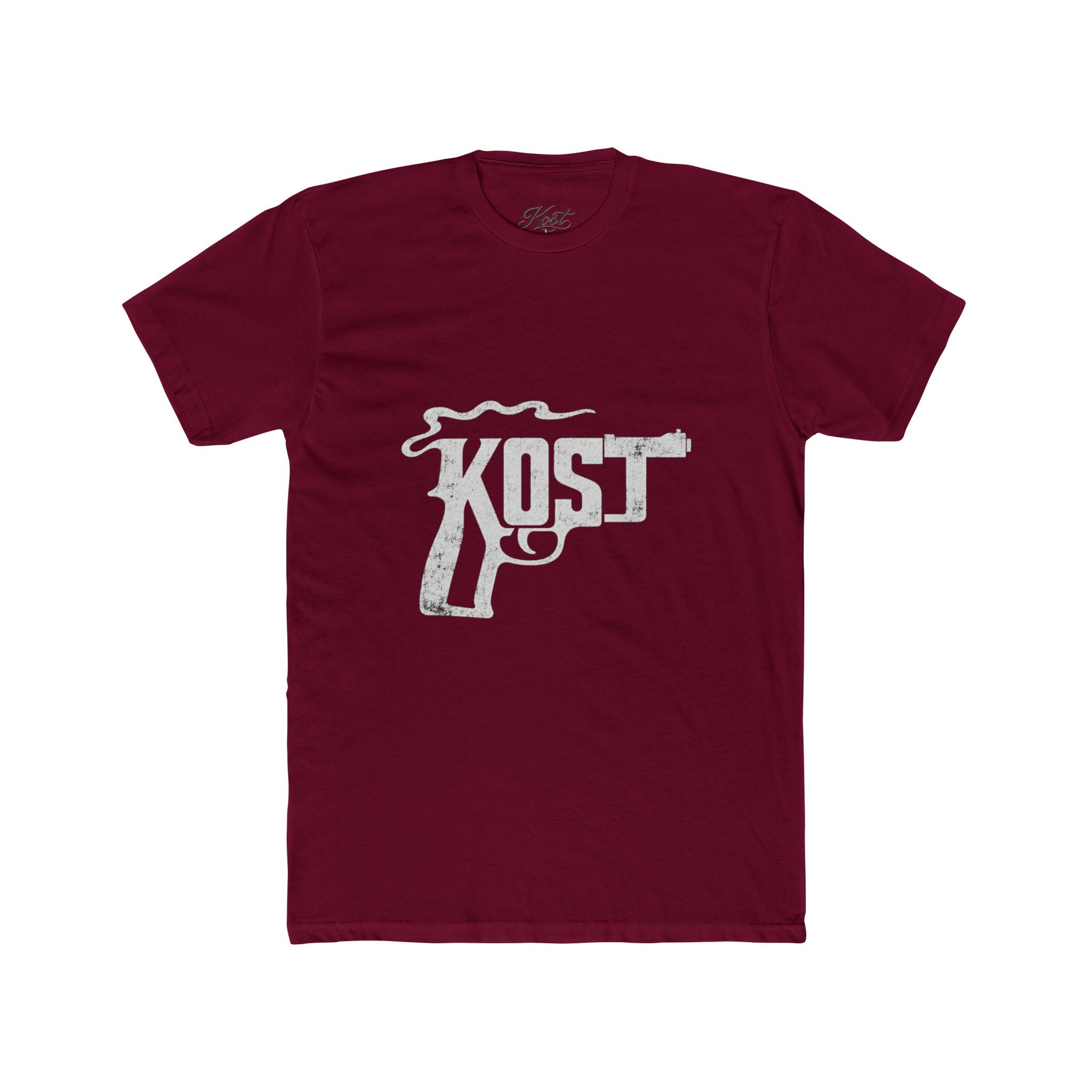 Kost Revolver Graphic Tee — Vintage Gun Logo T-Shirt